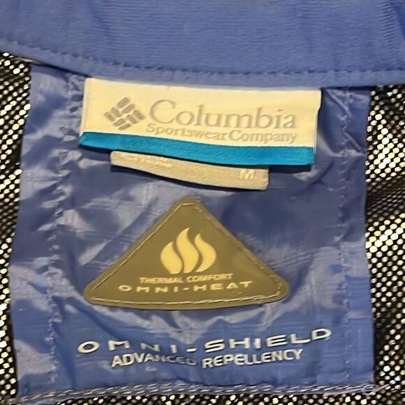 Columbia Blue Full Zip Omni-Heat Omni-Shield Quilted Vest Size Medium - Picture 8 of 11